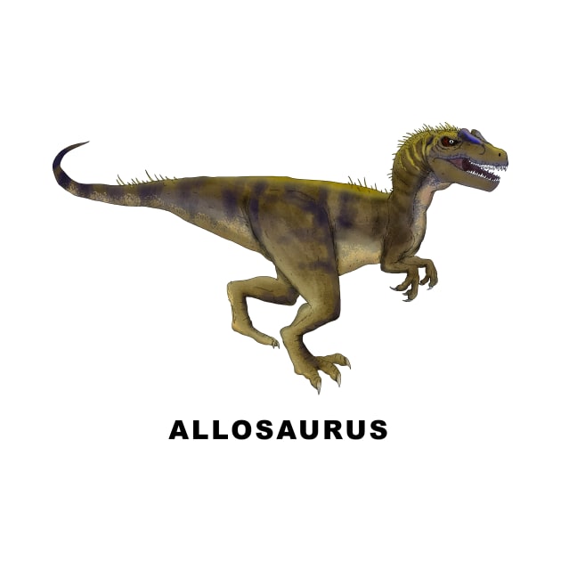 Allosaurus by lucamendieta