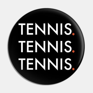 Tennis Design for Tennis Player Pin