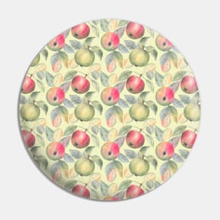 Apples pattern Pin