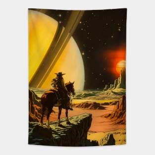Cosmic Cowboy Tapestry