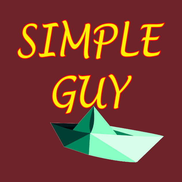 simple guy tee shirt by kannans