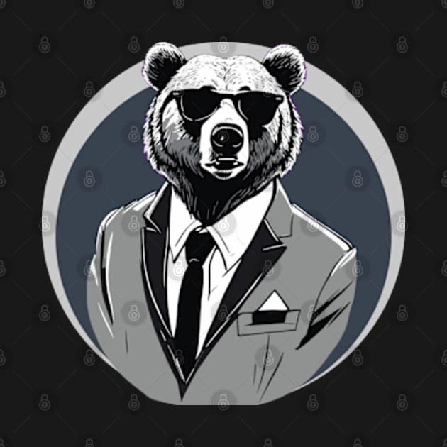 Grizzly Business | Bear by WebStarCreative