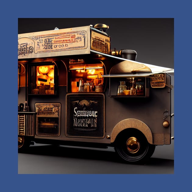 Steampunk Tokyo Ramen Food Truck by Grassroots Green