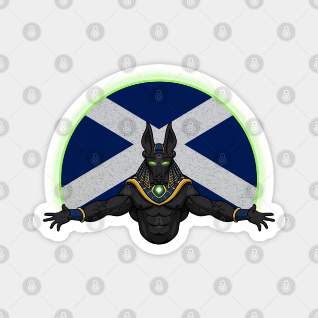 Anubis Scotland Magnet by RampArt