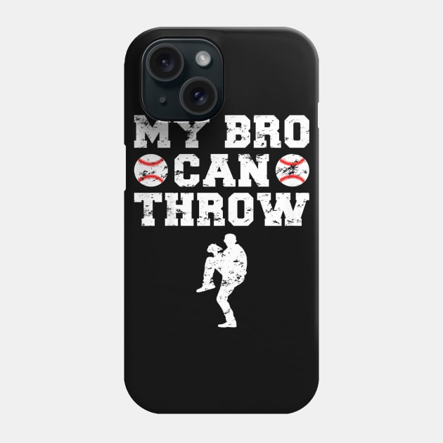 Kids Cute Baseball Brother Sister Gift Pitcher Phone Case by Chicu