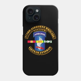 173rd Airborne Brigade w SVC Ribbons Phone Case