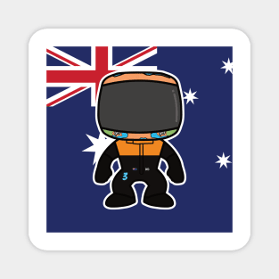 Daniel Ricciardo Custom Bobblehead - 2022 Season Flag Edition Magnet
