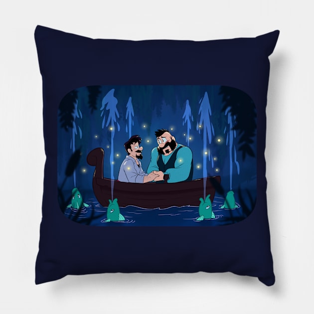 Kiss the Bear Pillow by AJ & Magnus