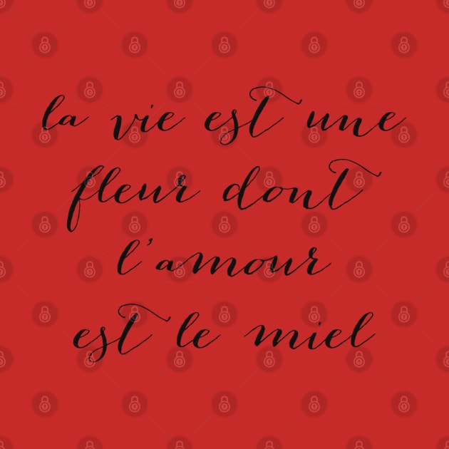 French Love Phrase by Carpe Tunicam