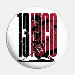 Nico Hischier New Jersey Stretch Pin