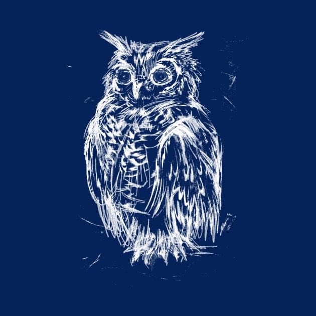 Owl Print by Tiggy Pop