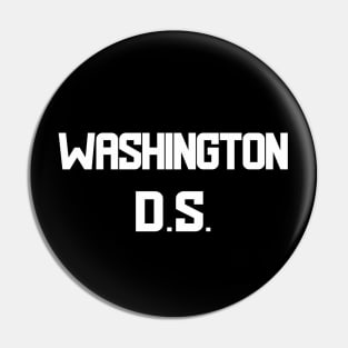 Washington District of Columbia DC Vintage Sports Design Nav Pin