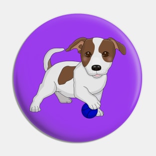 Playful Puppy Pin