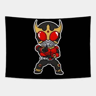 Kamen Rider Kuuga Mighty Form Chibi Style Kawaii Tapestry