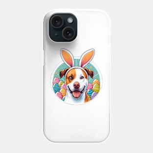 Segugio Italiano with Bunny Ears Celebrates Easter Day Phone Case