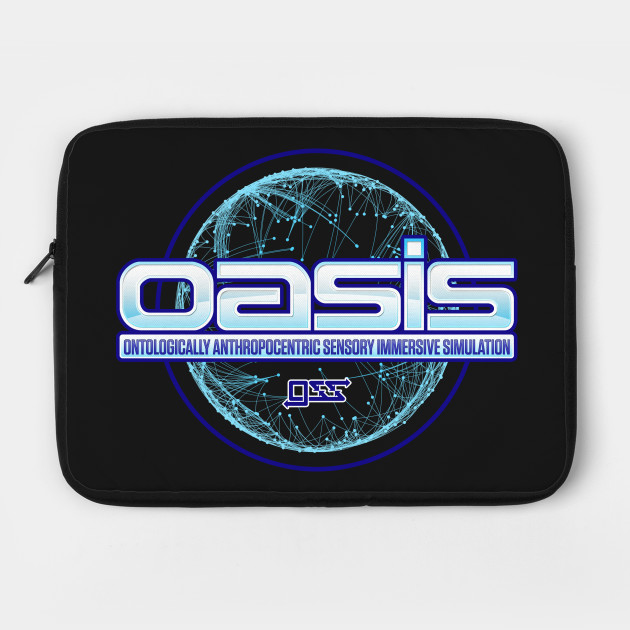 Oasis Logo Ready Player One Laptop Case Teepublic