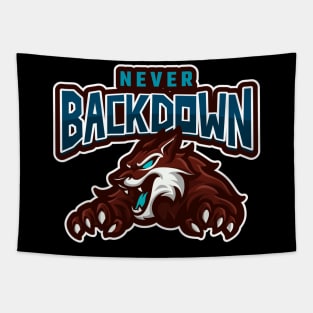 Never Backdown Tapestry