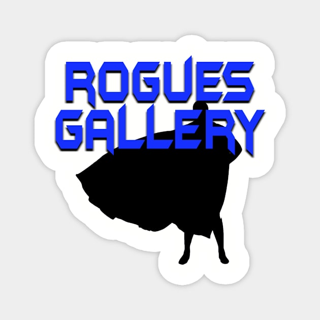 ROGUES GALLERY Male (Black Silhouette) Magnet by Zombie Squad Clothing