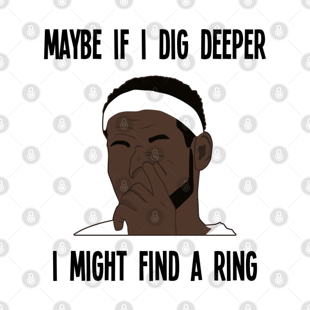 Funny NBA Meme - Lebron Digs His Nose - Ring Meme by BuzzerBeater00