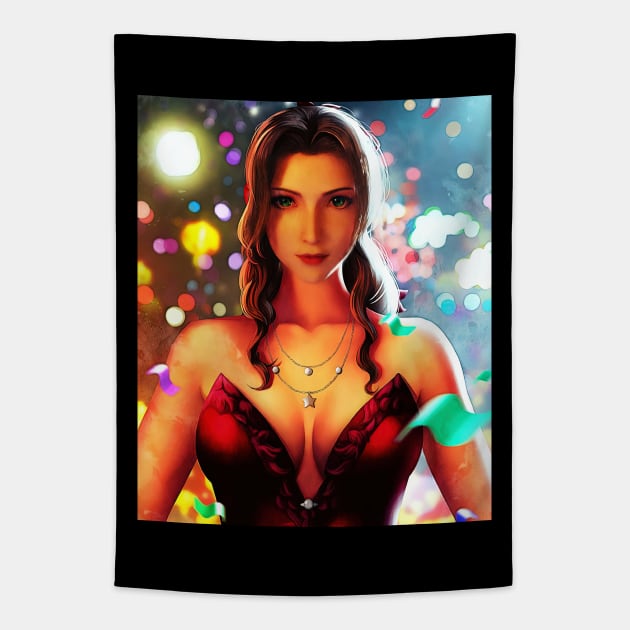 Breathtaker Aerith Tapestry by SkyfrNight