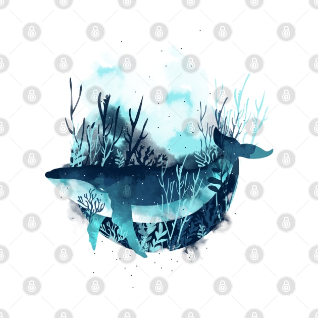 Free Whale by IlonaHibernis