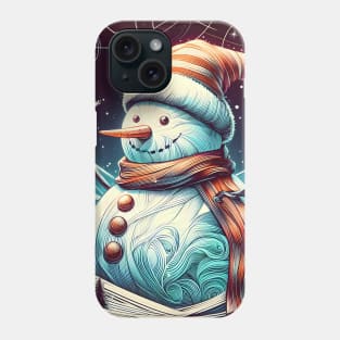 Discover Frosty's Wonderland: Whimsical Christmas Art Featuring Frosty the Snowman for a Joyful Holiday Experience! Phone Case