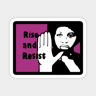 political pop Rise and Resist Magnet