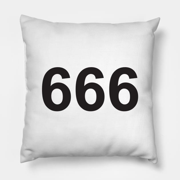 Angel number 666 Pillow by lawofattraction1111