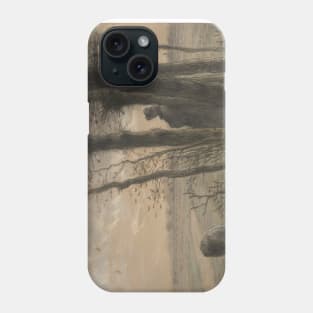 Falling Leaves by Jean-Francois Millet Phone Case