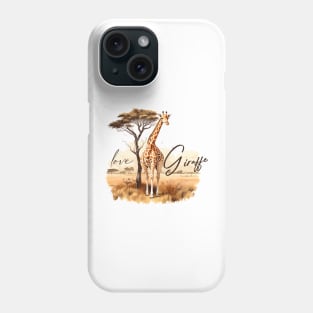 Lovely Giraffe Phone Case