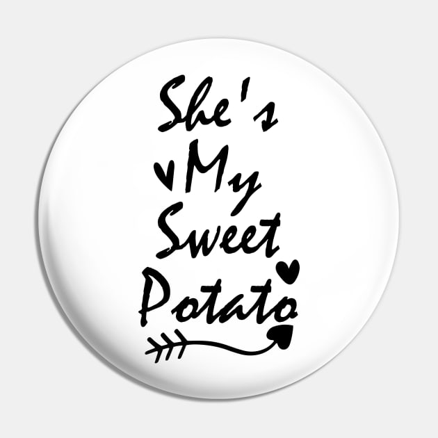 she's My Sweet Potato Pin by kirayuwi