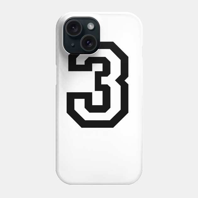 Number Three Phone Case by sweetsixty