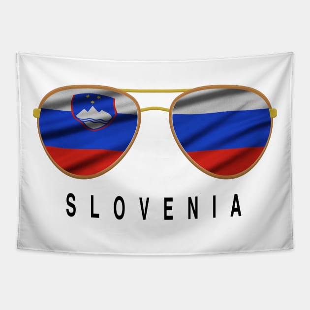 Slovenia Sunglasses, Slovenia Flag, Slovenia gift , Slovene ,  ‎Slovenian Tapestry by JayD World