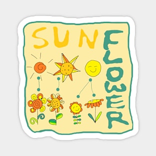 sunflowers Magnet