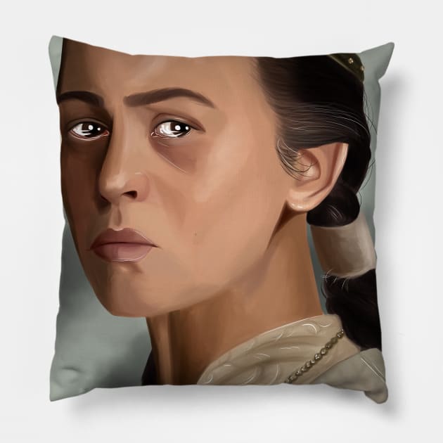 The Last Kingdom Lady Aelswith Pillow by OCDVampire