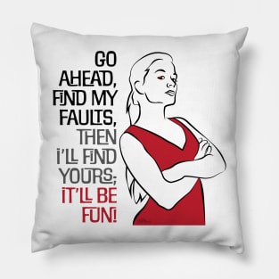 Find Fault Pillow