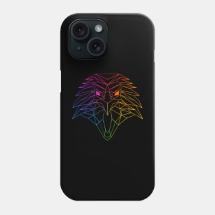 geometric eagle Phone Case