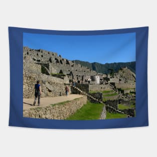 Ruins of Machu Picchu. Peru. Tapestry