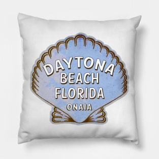 Daytona Beach Florida A1A Vintage Shell A 1 A Pillow