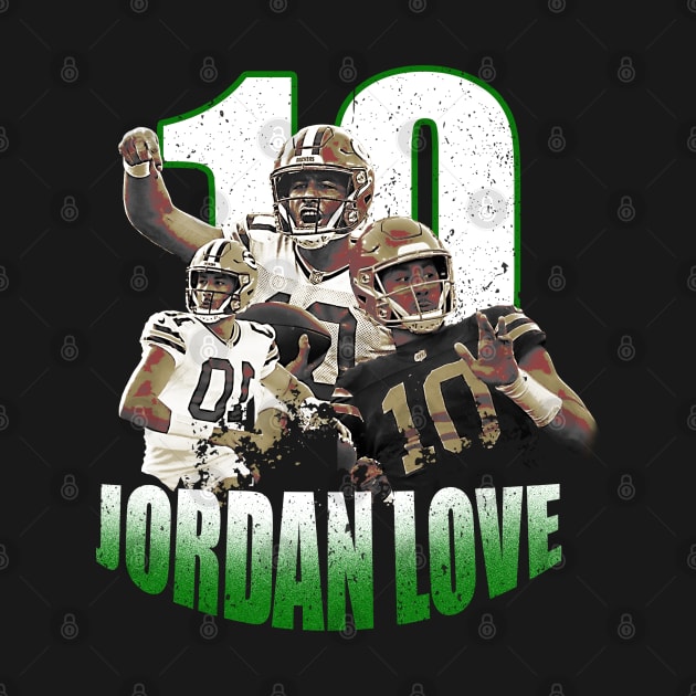 jordan love bootlegg vintage t shirt by jerrysanji