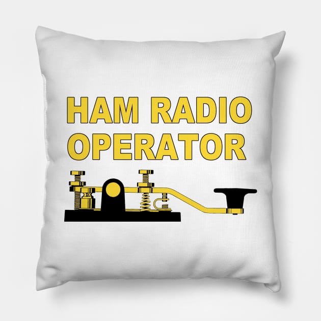 Ham Radio Operator Pillow by Naves