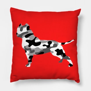 American bully camouflage Pillow