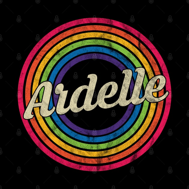 Ardelle - Retro Rainbow Faded-Style by MaydenArt