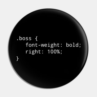 Boss CSS Pin