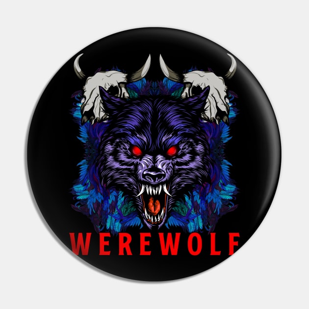 WEREWOLF Pin by theanomalius_merch