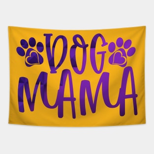 Best Dog Mama Typography Tapestry