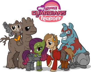 My Little Guardians of Friendship Magnet