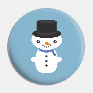 Snowman Pin