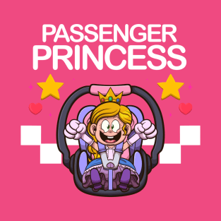 Passenger Princess Car Racer T-Shirt