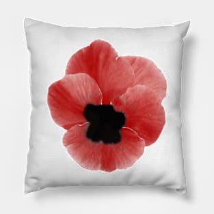 Poppy Print Pillow